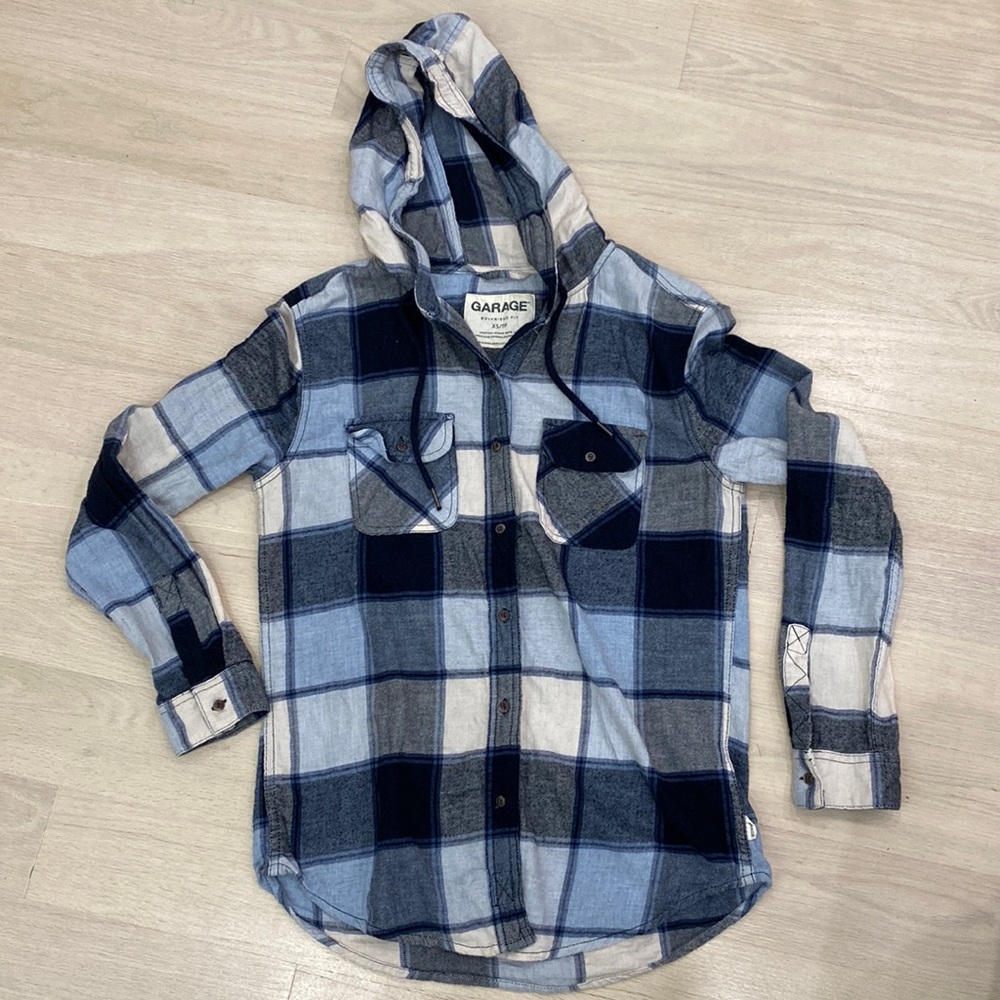 Garage Blue Flannel - XS